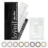 期間限定特価 カラコン loveil ラヴェール ミッドナイトアンバー ワンデー【マスクシート付き】 (-6.00)