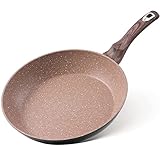 Ecowin ノンスティックフライパン 10インチ 花崗岩 ノンスティックスキレットパン 小型エッグパン オムレツパン IH対応 食器洗い機/オーブン対応 PFOAフリー