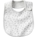 Carter's(カーターズ) ミュージックプリントティシングビブ ホワイト 小物よだれかけ One Size【並行輸入】