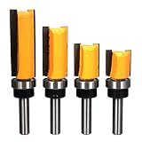 Sndy 4 mm シャンク超硬チップテンプレートトリムルータビット木工カッター