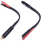 CESS-104 RCAプラグからメスバナナジャックアダプターケーブル、2パック