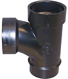 Genova Products 86115 ABS Sanitary Street Tee, 1-1/2 by Genova