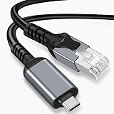 USB-C LANアダプター ケーブル 1M 有線LANアダプター Type-C to RJ45 ギガビットイーサネットケーブル 直接接続 スマホ iPhone17/16/15対応 MacBook iPad air Pro mini Galaxy Xperia Android ノート