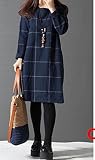 『Vision』マタニティウェア 服 　春秋冬 　　マタニティ 長袖　 ワンピース 妊婦服P034 (M, C)