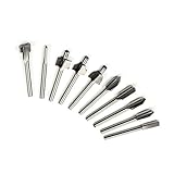 junda　10PC　トリムナイフ　切削工具　カンナ　ノミ　彫刻　細工　のみ