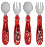 The First Years Disney Easy Grasp Flatware - Cars - 2 Sets by The First Years
