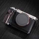 【Iborrys】 対応 Sony ソニー A7C Mark II A7C2 ILCE-7CM2 A7CR カメラ専用L型プレート · レトロな高級な実木ハンドル · Arca標準仕様 (紫檀の木A)
