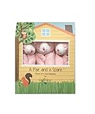 Angel Dear a Pair and a Spare 3 Pcs Blankets Gift Box, Pink Kitty by Angel Dear