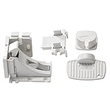 BabyDan Safety Adhesive Magnet Lock Key White (1 pack) [並行輸入品]