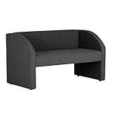 arne 2人掛けソファ 布地 DSプチコンmaru 2P NS-7 ブラック