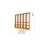 無限横連結本棚【+Plus】プラス　本体+横連結棚4体　セット ダークブラウン/