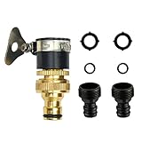 蛇口ニップル　蛇口コネクター　3/4　1/2サイズに対応可能　ゴム付き