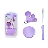 Refaxi DIYミックスボウルブラシスプーンスティックスティックメイクアップ美容セットフェイシャルフェイスマスクツール