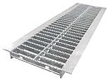 ノンスリップ型U字溝用グレーチング 適用みぞ幅400mm 長さ995mm 適用荷重:乗用車(T-2) HGUX-400-32