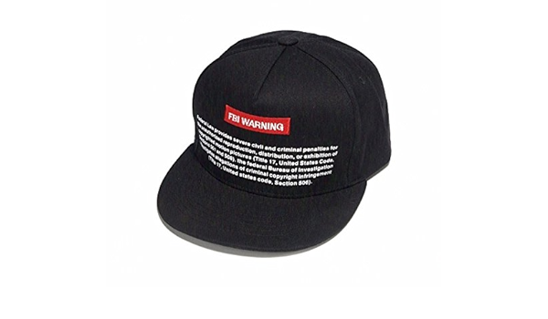 Amazon Fbi Warning 帽子 キャップ 黒 並行輸入品 キャップ 通販