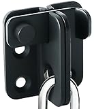 Alise ms3001スライドボルトラッチゲートラッチ安全ドアロック55 x 45 mm、ステンレススチールBrushed Finish MS3001-B