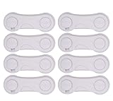 plum forest ワンタッチ ドアロックストッパー (ホワイト 8個)