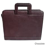 Piel Leather Three-Ring Binder with Handle Brown [並行輸入品]