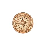 Oak Embossed Carving、2 – 1 / 4 "直径