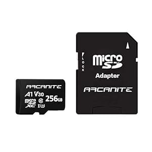 【購入画面にて半額！】ARCANITE 256GB microSDXCカード UHS-I U3 A1 V30 4K C10 SDアダプター付