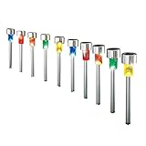 Solar LED Stainless Steel Pathway Lights - 10 pc [並行輸入品]
