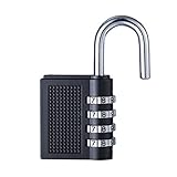 YOKEL 南京錠 ロック ダイヤル式4桁 防錆 for 学校 旅行 ロッカー 会社 倉庫