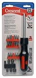 Crescent SDMBRT25 24 Bit Ratcheting Screwdriver set with Handle Storage [並行輸入品]