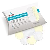Family First Nursing Pads for Breastfeeding and Pumping - 4 Layer Organic Bamboo Nursing Bra Pads - 