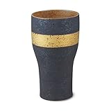 波佐見焼 タンブラー / 二重構造 キーポ ビア カップ 金ロード 約φ 8cm xH 14.2cm 330ｃｃ