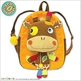 Pecoware Eco Snoopers Giraffe Backpack with Removal Plush - Loop-de-Loo [並行輸入品]