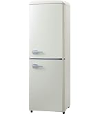 Amazon.co.jp: レトロデザイン 2ドア冷蔵庫 コンパクト 幅45x奥行48x高