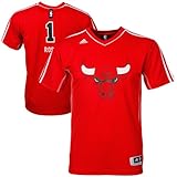 NBA Adidasデリック・ローズシカゴブルズYouth Game Time Shooting Tシャツ – レッド US サイズ: XL カラー: レッド