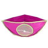 Domybest おもちゃ収納袋 　お風呂収納袋 　吸盤式 三角バッグ 　広口　キッズ 子供 おもちゃ入れ 収納ポケット　多用途 　子供部屋収納　2色 (レッド)