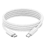 SLuB USB-C & USB-C ケーブル 超急速充電 PD60W Type-C ケーブル USB2.0対応 高速データ転送 長さ1m/1.5m/2m 多彩な選択 在宅ワーク持ち運び便利 iPhone 16 Pro / 15 Plus Galaxy iPad Pro MacBook Pro/Air 各種タイプC機種対応（ホワイト、1.5m）