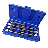 Fenteer 高品質 ソケットア　六角ソケットビット　3/8 インチ　ドライバー　７個　ドライブ　アレンキービット