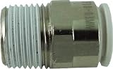 チヨダ　ファイブメイルコネクタ　Ｗ（白）１０ｍｍ・Ｒ３／８ F10-03MW