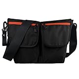 ECOSUSI Dude Diaper Bag for Dads Men's Messenger Bag Black by ECOSUSI