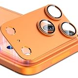 Esanik 2枚セット iPhone 16 Pro/iPhone 16 Pro max用 カメラフィルム アルミ合金製 カメラ保護 レンズカバー レンズ保護 強化ガラス 耐衝撃 擦り傷防止 3レンズ保護 露出オーバー防止 レンズ保護フィルム アイフォン16プロ/16プロマックス対応 ナチュラルチタニウム