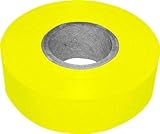 Bon 84-839 300-Feet by 1-3/16-Inch 4-Mil High Visibility Flagging Tape, Yellow, 12-Pack [並行輸入品]