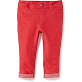オールドネイビー OLD NAVY/ ロールド-カフ ジェギンス レッド ボタン ボトムスパンツ 6～12ヶ月【並行輸入】