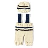 Zhhlinyuan Fashion Newborn Baby Boy Girl Crochet Knit Costume Photo Photography Prop Outfit 2235