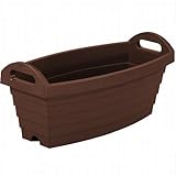リサイクルプランター ハンディ 500樽型 リサイクルブラウン