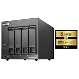 IODATA 法人向け 4ドライブ NAS 4TB(1TB×4/RAID/2.5GbE対応)HDL4-LV04/ST5E + 保守サービス付き|Active Directory連携・暗号化・遠隔管理・バックアップ対応 LAN DISK​