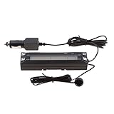 Sharplace 4 In1 　LCD 　DC　12V　車　電圧計　温度計　クロック　電圧　メーター　モニター　アラーム　屋内屋外/オレンジバックライト