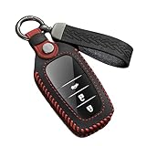Fucaten 適合 トヨタ スマート キーケース 新型ハリアー80系 新型ノア ヴォクシー90系 アルファード ヴェルファイア 40系/30系 新型クラウン プリウス60系 ハイラックスGUN125 ランドクルーザー新型250系 200/300系 ヤリス ヤリスクロス 新型アクア RAV4 PHV ミライ MARKX 250G S (ブラック)