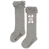 ベビードール ニーハイソックス 子供服 16-18cm グレー