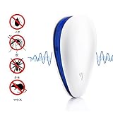 ALLOMN 超音波電子害虫駆除機 害虫駆除装置 虫除け器 害虫対策機器 害虫を追い払う 鼠/ゴキブリ/蚊/蟻/蜘蛛/コウモリを撃退 無毒 安心