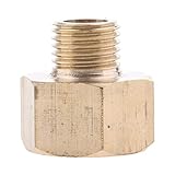 FLAMEER カップリング　全9サイズ　圧力ワッシャー　ホースアダプタ　高圧洗浄機用　クイックコネクタ　真鍮　 - 22mm F to 14mm M-フラット