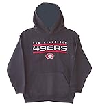 San Francisco 49ersユースサイズSmall ( 8 )フリースフード付きKids Sweatshirt – グレー