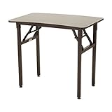折りたたみ ベーシック ネイルテーブル ブラウン 幅86.5cm×奥行50cm×高さ74.5cm [ 多用途 折りたたみテーブル スリムデスク ネイルテーブル ネイルデスク パソコンデスク PCデスク 平机 作業台 多機能 折りたたみ 折り